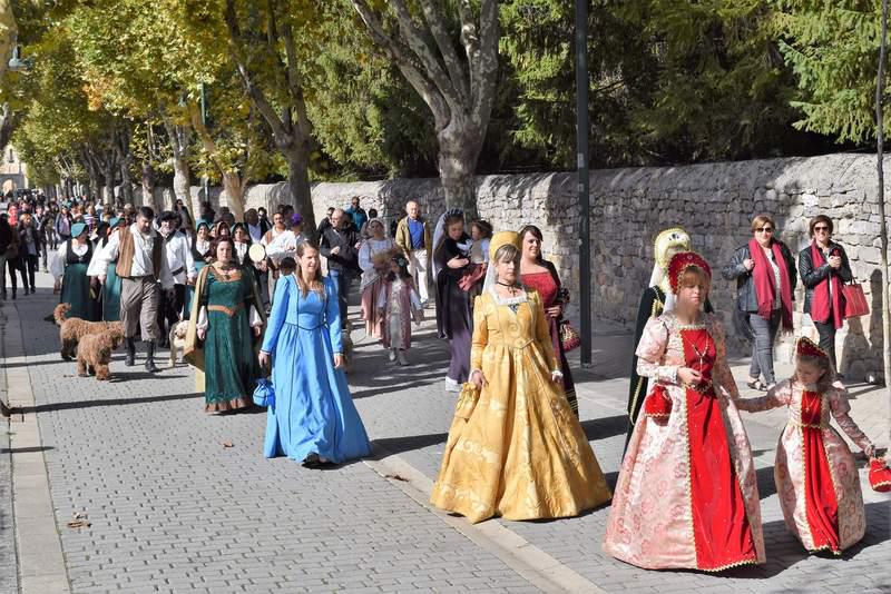 Aguilar de Campoo escenifica la visita que Carlos V realizó al monasterio de Santa María la Real en 1517