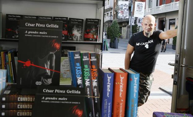 Pérez Gellida, en la última edición de la Feria del Libro de Valladolid. 