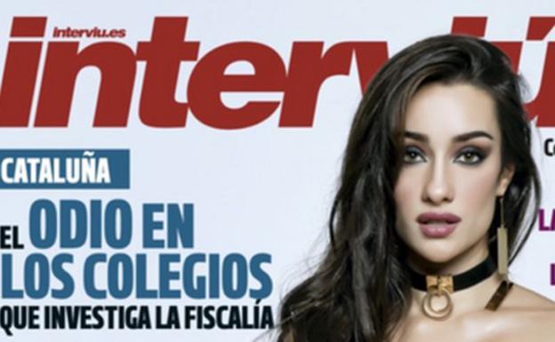 Adara Molinero, en la portada de 'Interviú'. 