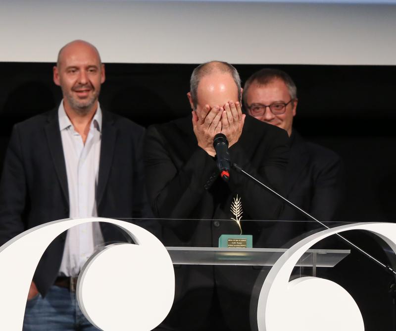 Luis Tosar y Emma Suárez reciben la Espiga de Honor en la Gala del Cine Español