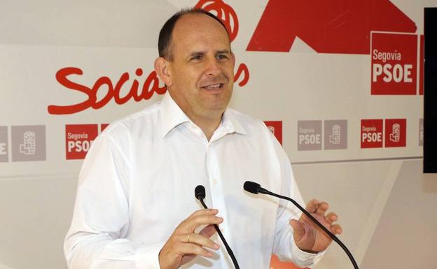 El secretario del PSOE, José Luis Aceves. 