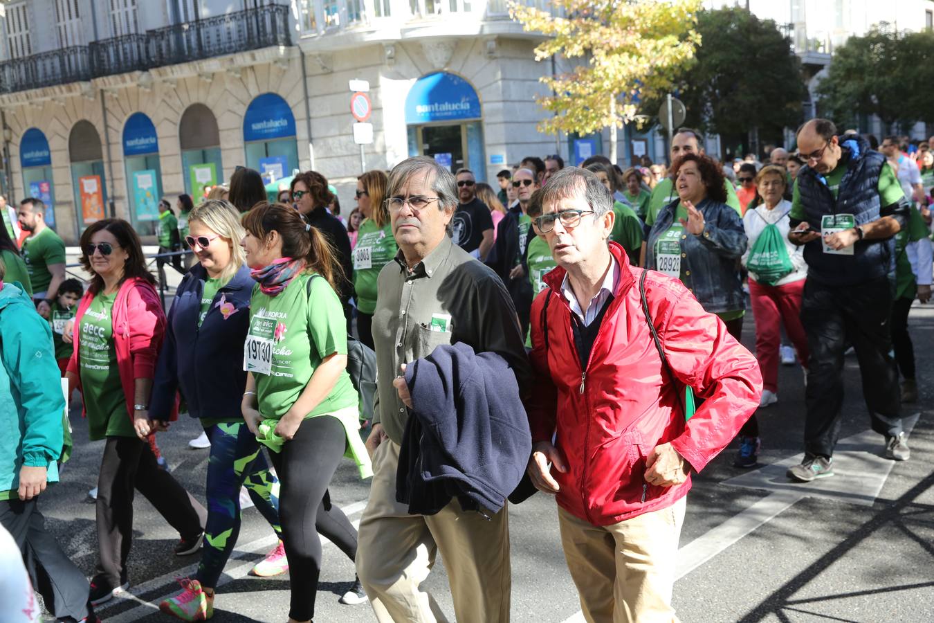 Miles de vallisoletanos se han vestido hoy de verde para salir a la calle en una marcha histórica