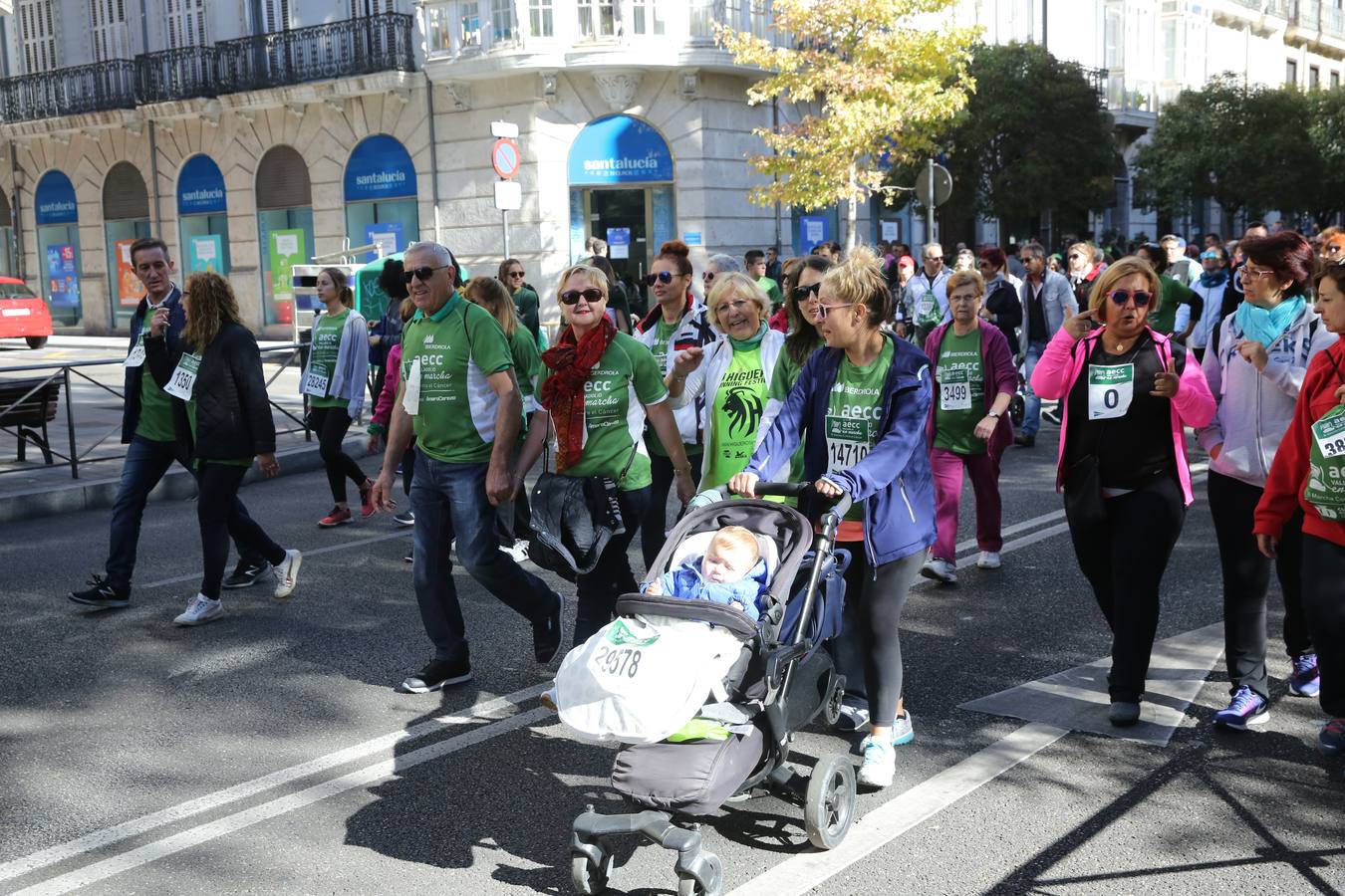 Miles de vallisoletanos se han vestido hoy de verde para salir a la calle en una marcha histórica