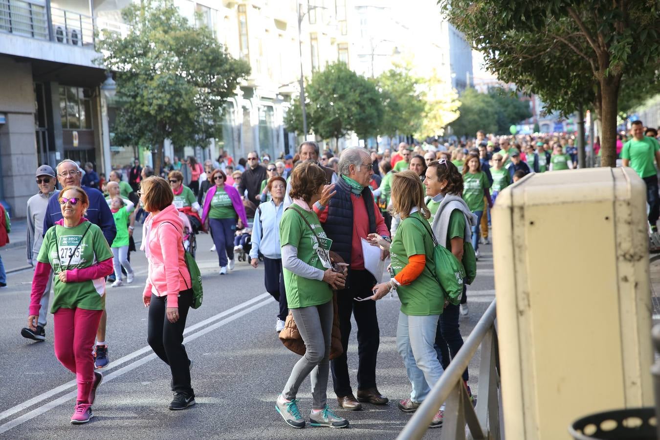 Miles de vallisoletanos se han vestido hoy de verde para salir a la calle en una marcha histórica