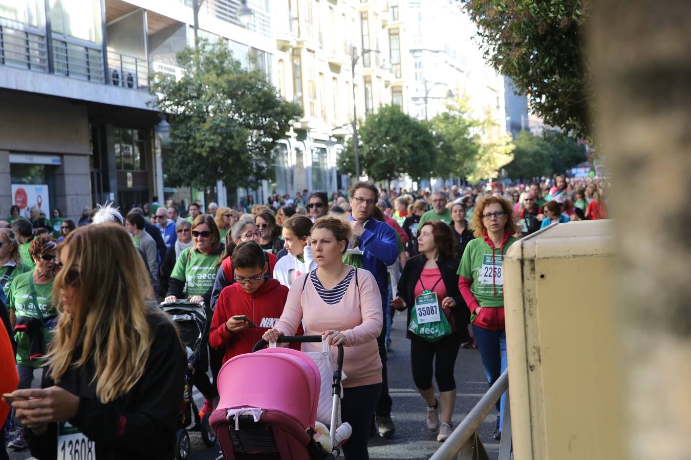 Miles de vallisoletanos se han vestido hoy de verde para salir a la calle en una marcha histórica