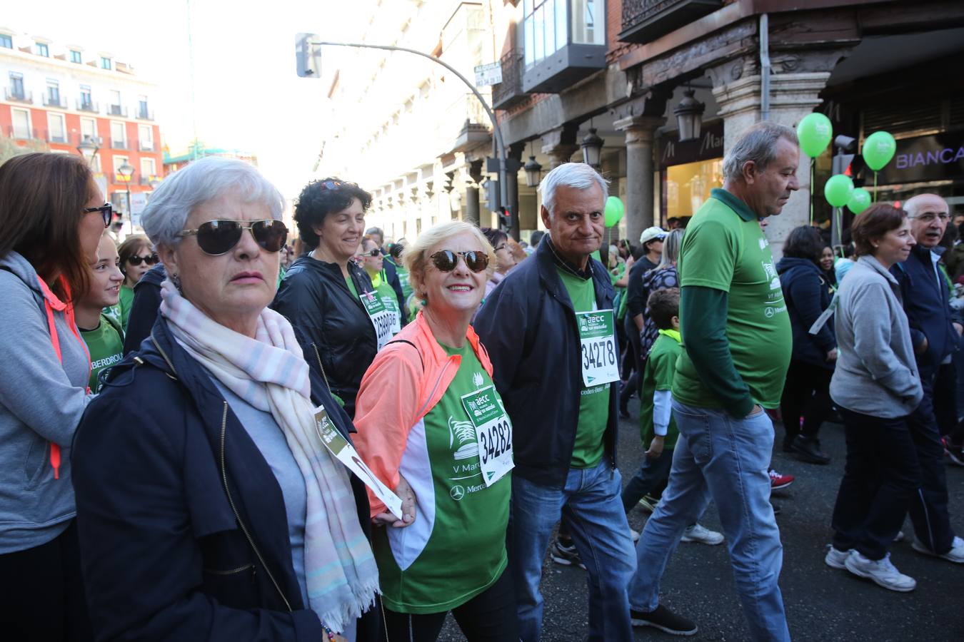 Miles de vallisoletanos se han vestido hoy de verde para salir a la calle en una marcha histórica