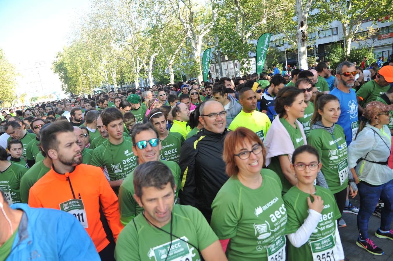 Miles de vallisoletanos se han vestido hoy de verde para salir a la calle en una marcha histórica