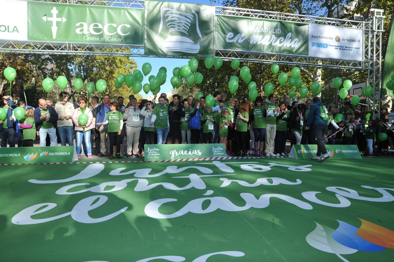 Miles de vallisoletanos se han vestido hoy de verde para salir a la calle en una marcha histórica