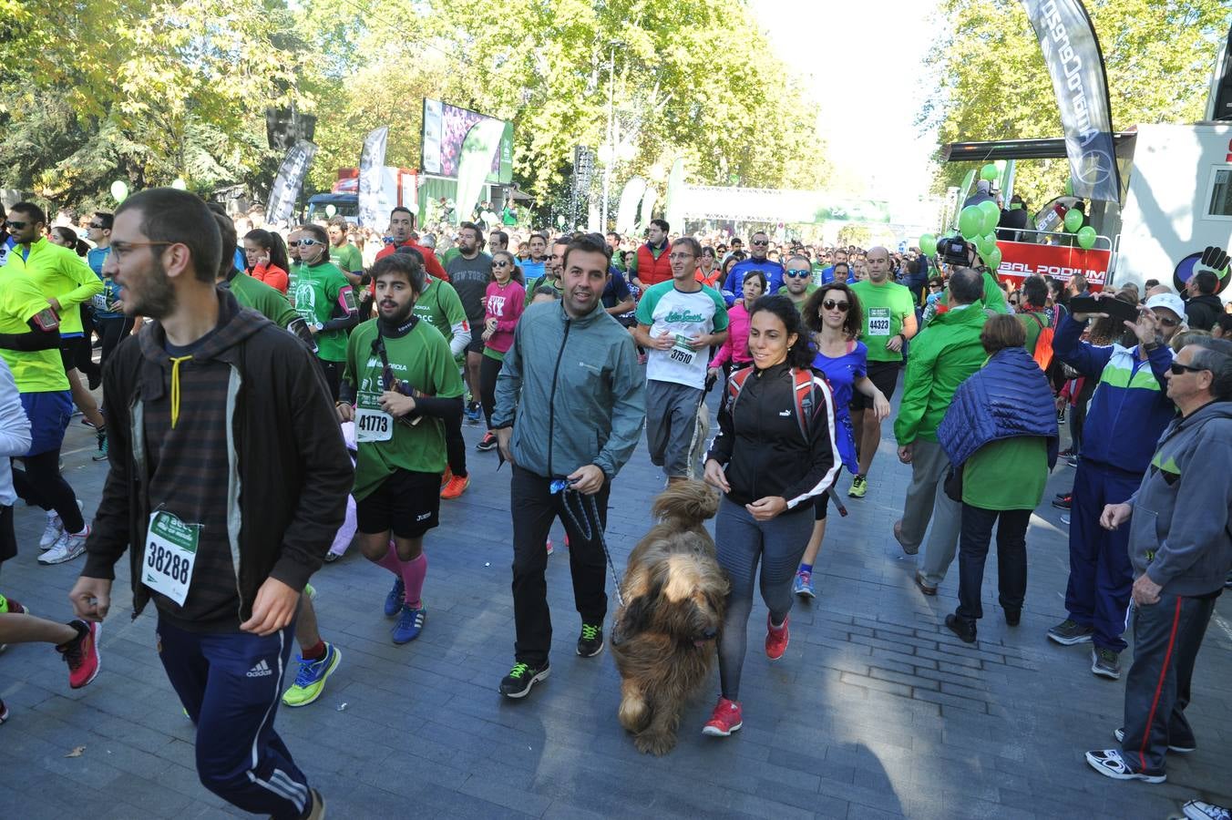 Miles de vallisoletanos se han vestido hoy de verde para salir a la calle en una marcha histórica