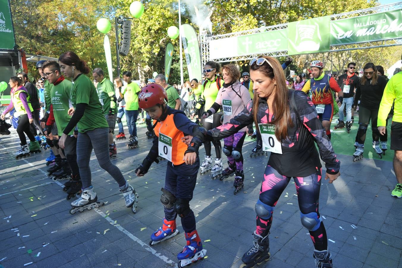 Miles de vallisoletanos se han vestido hoy de verde para salir a la calle en una marcha histórica