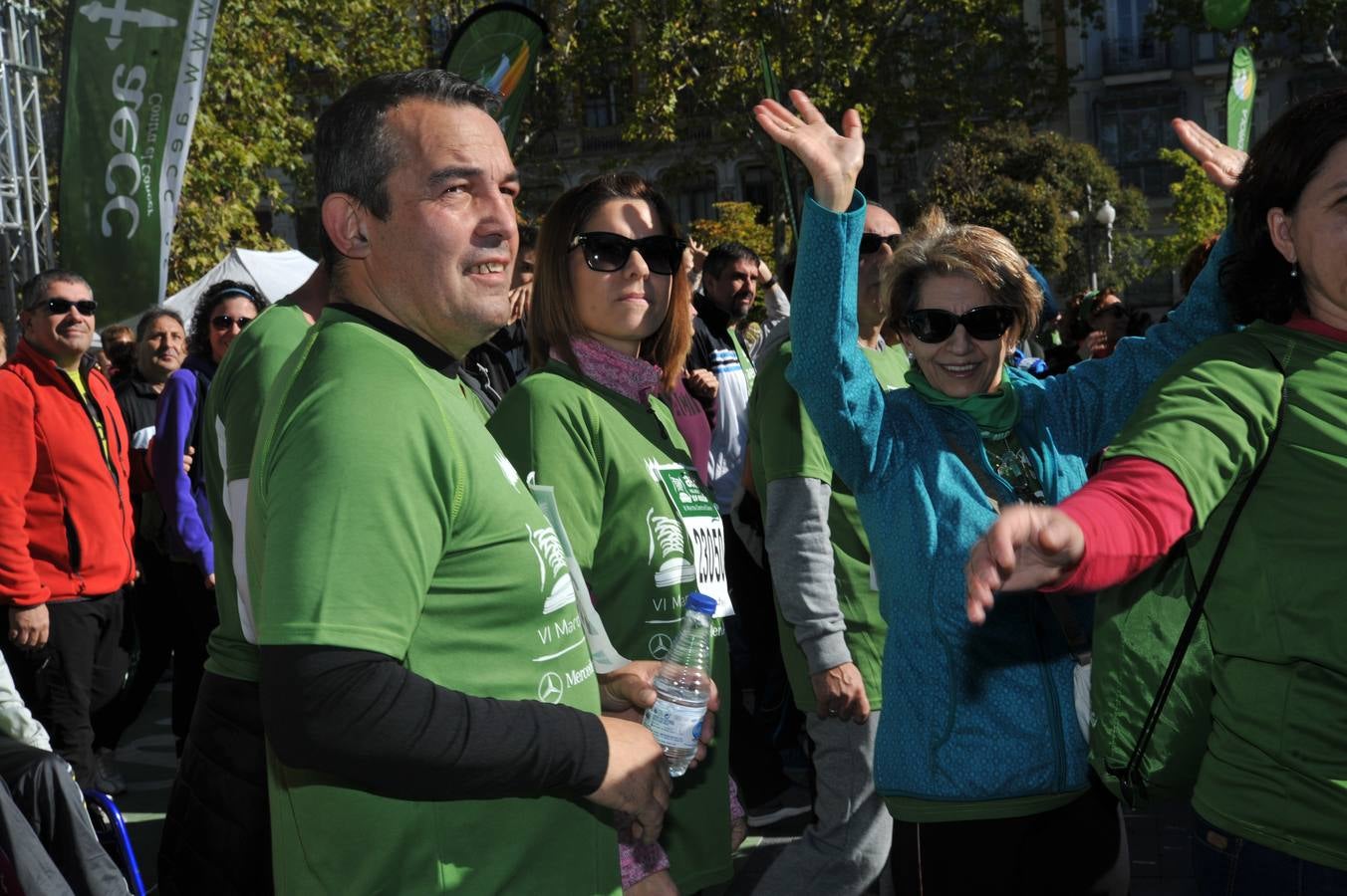 Miles de vallisoletanos se han vestido hoy de verde para salir a la calle en una marcha histórica