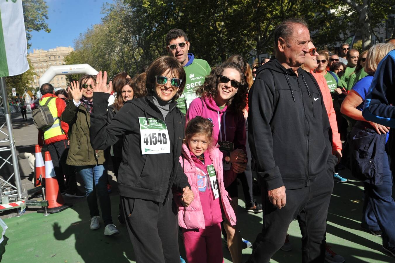 Miles de vallisoletanos se han vestido hoy de verde para salir a la calle en una marcha histórica