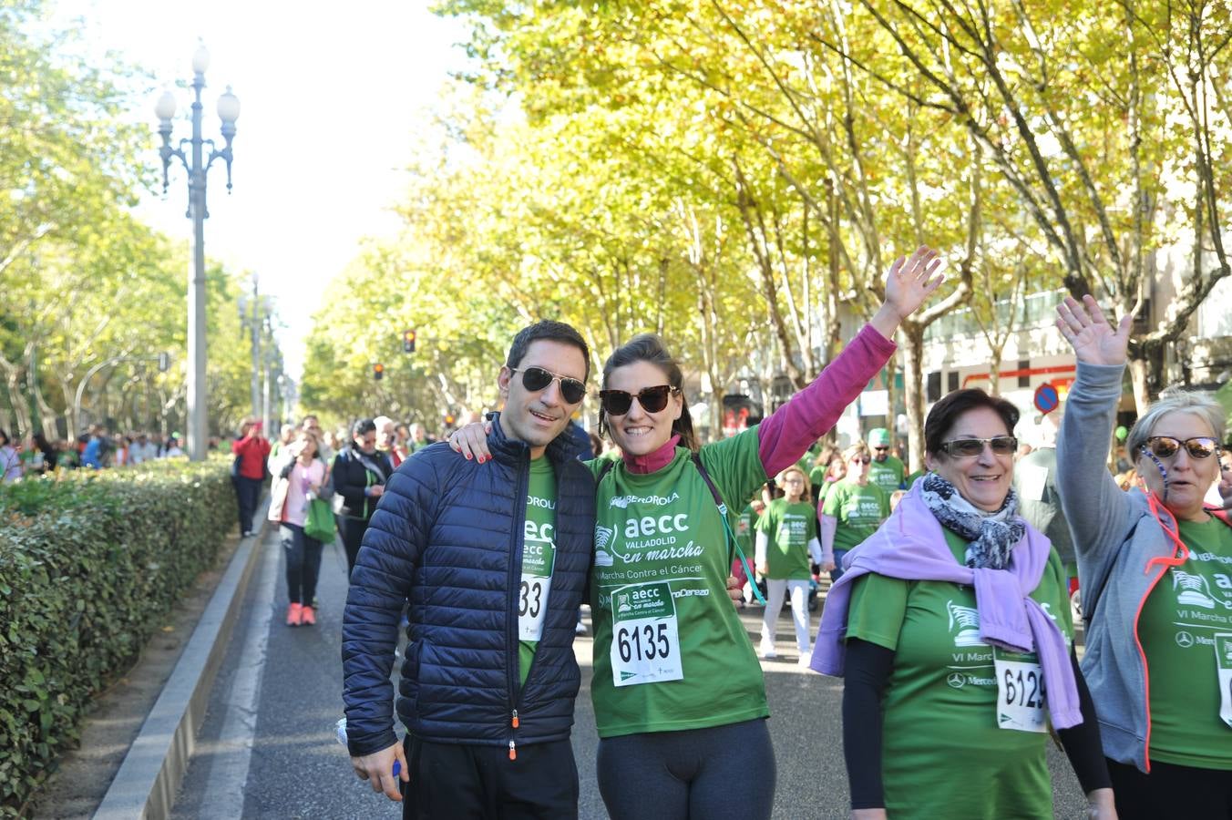 Miles de vallisoletanos se han vestido hoy de verde para salir a la calle en una marcha histórica