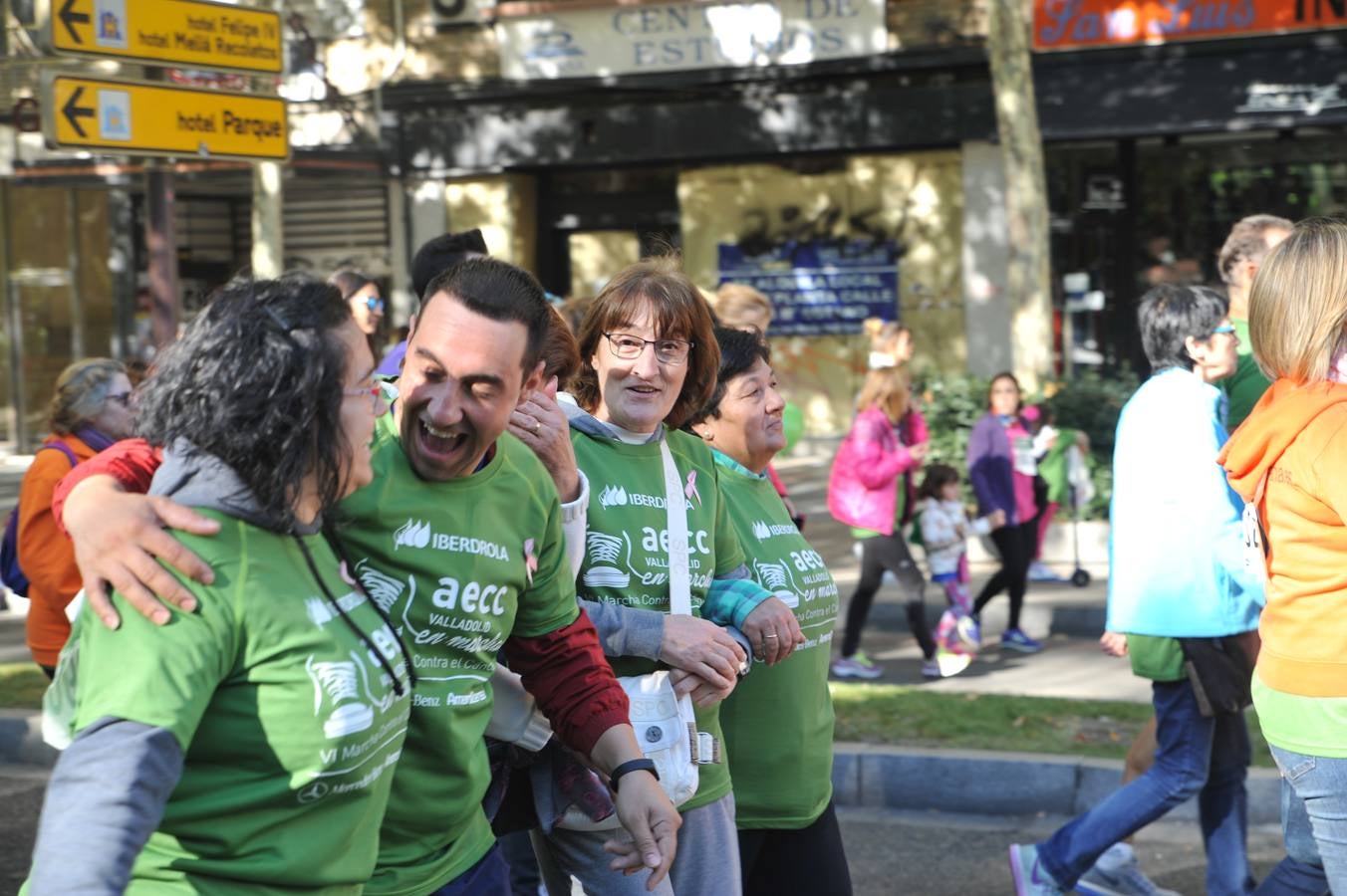 Miles de vallisoletanos se han vestido hoy de verde para salir a la calle en una marcha histórica