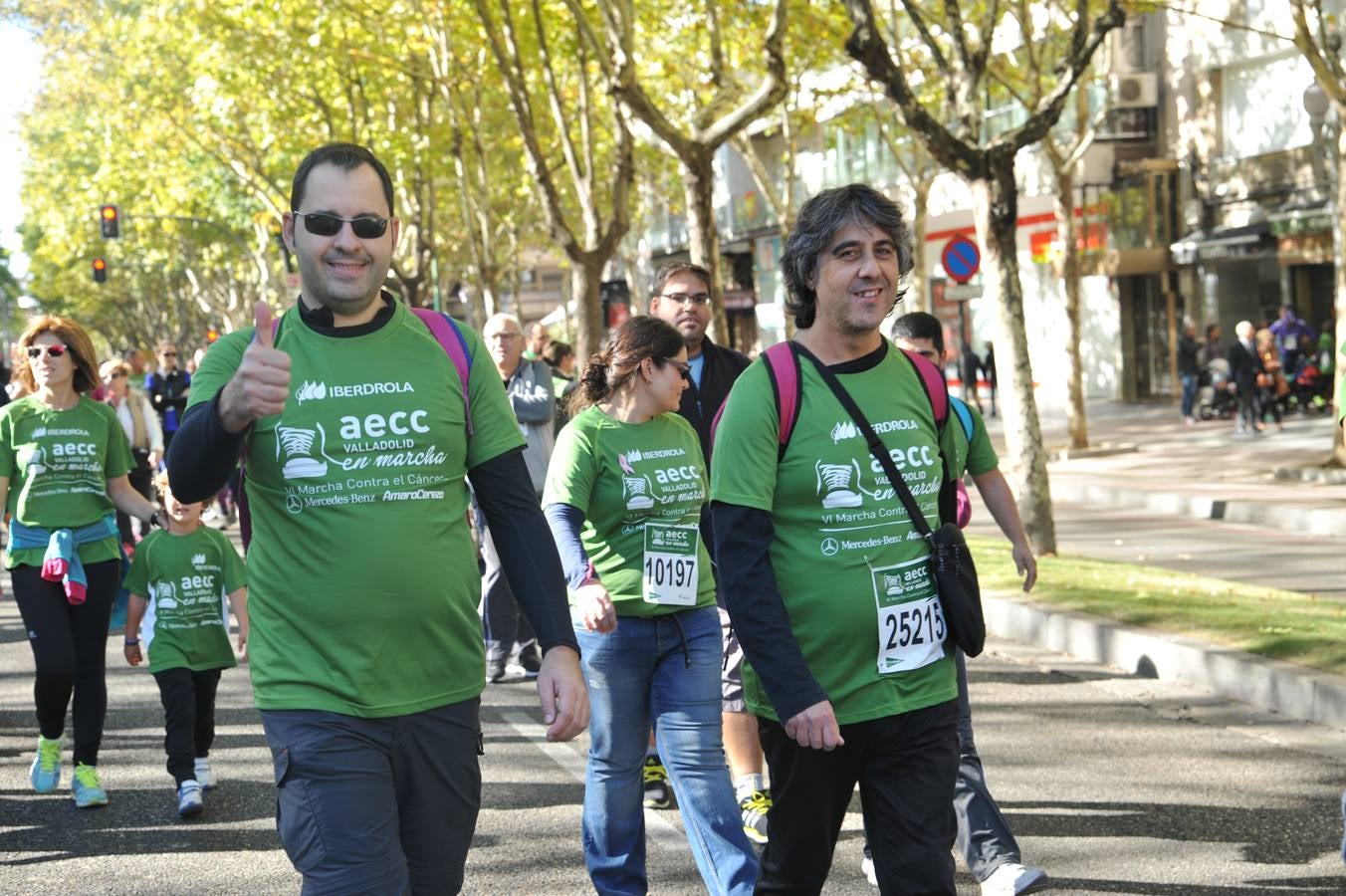 Miles de vallisoletanos se han vestido hoy de verde para salir a la calle en una marcha histórica