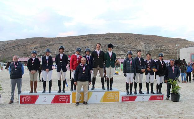 Podio Equipos Campeonato Castilla y León de Salto 2017