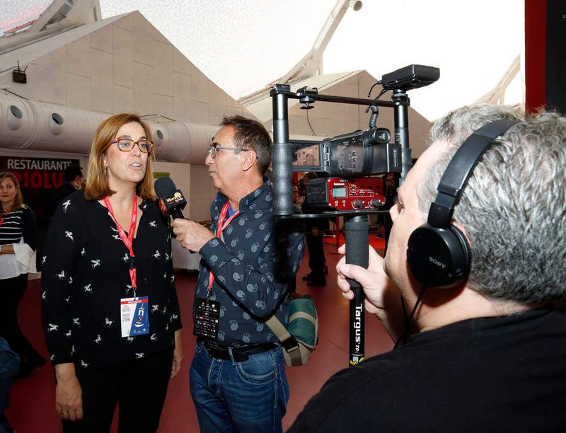 Nueve productores palentinos organizan degustaciones en el mayor 'show cooking' del mundo, que se está llevando a cabo en Valladolid