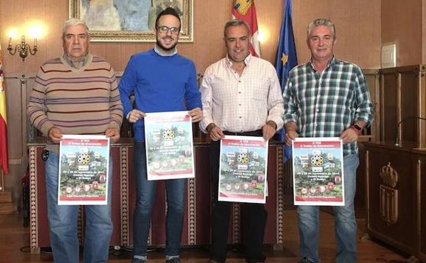 Juan José Oreja, Carlos Fernández, Eugenio Bernal y José Luis García durante la presentación.:: 