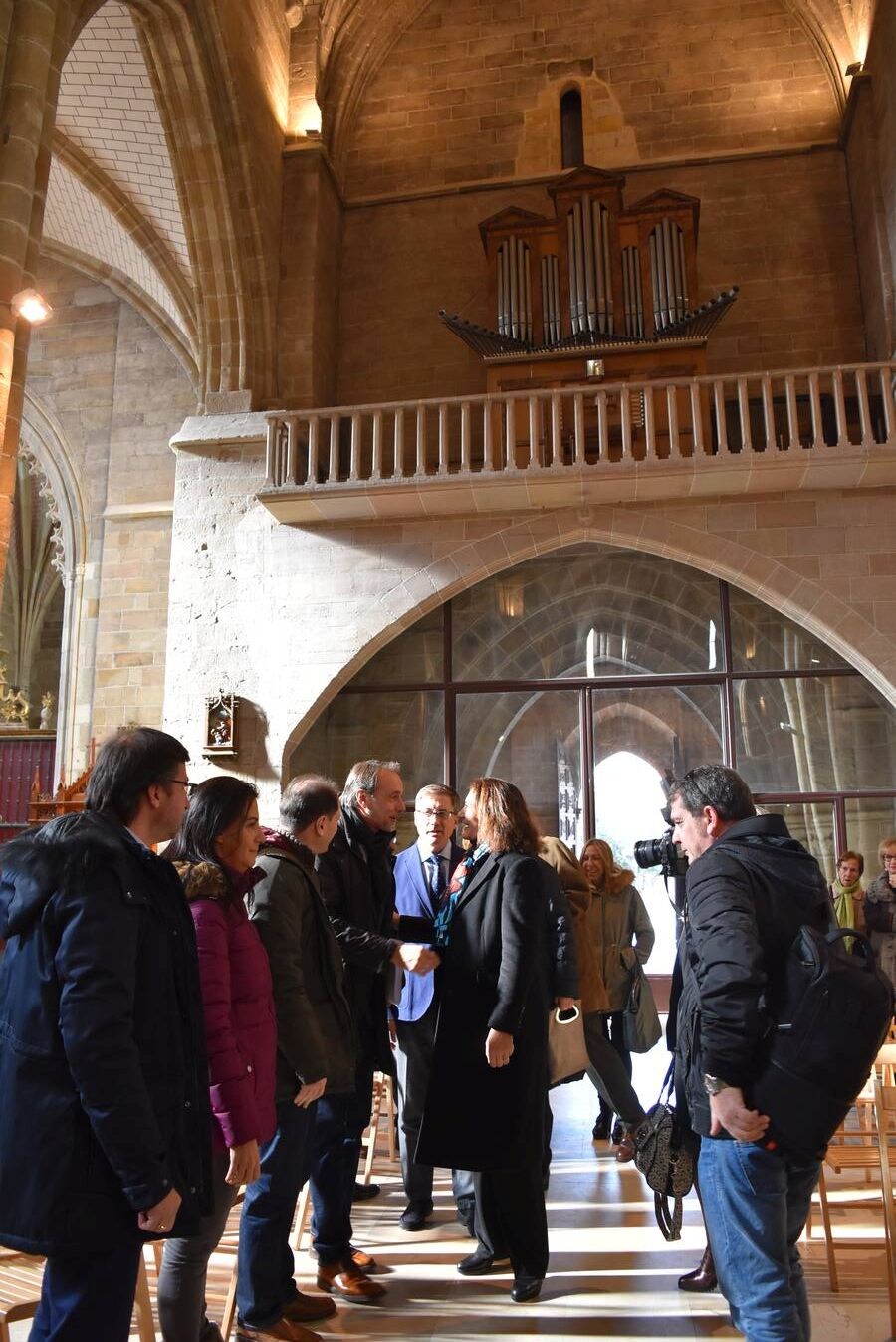 La Junta de Castilla y León ha concluido la restauración de las bóvedas y la cúpula de la torre de la Colegiata de San Miguel, con motivo de la próxima exposición que se celebrará en 2018