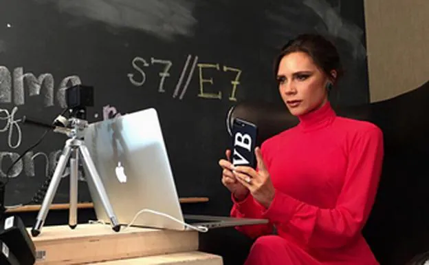 La diseñadora Victoria Beckham. 