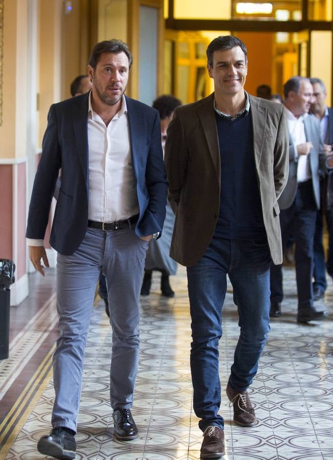 El secretario general del PSOE se reúne hoy y mañana en la capital vallisoletana con la Comisión Permanente socialista, el núcleo duro del PSOE federal