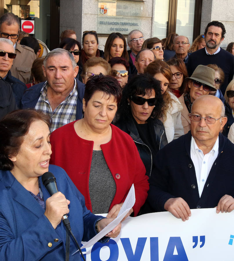 Protesta para reclamar un centro de salud en Nueva Segovia