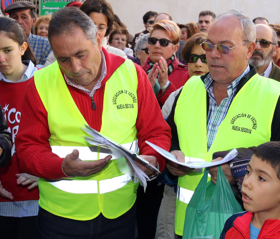 Protesta para reclamar un centro de salud en Nueva Segovia