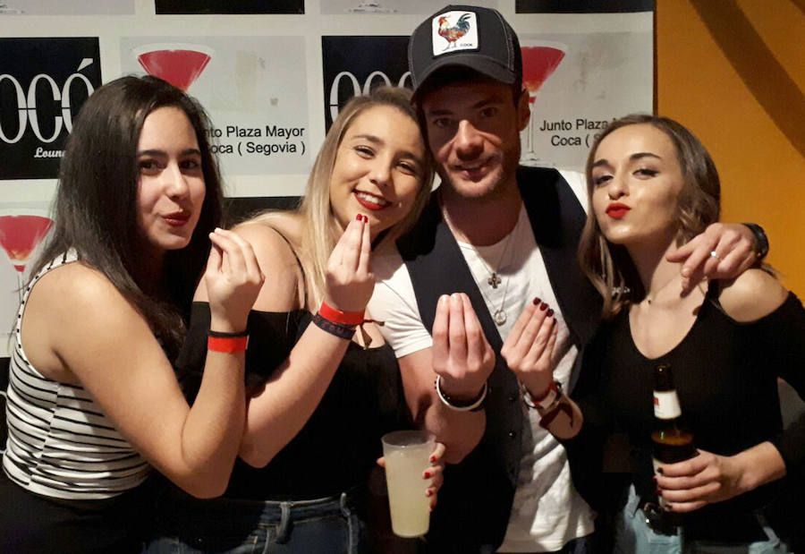 El exconcursante de Gran Hermano Alessandro Livi, en Coca