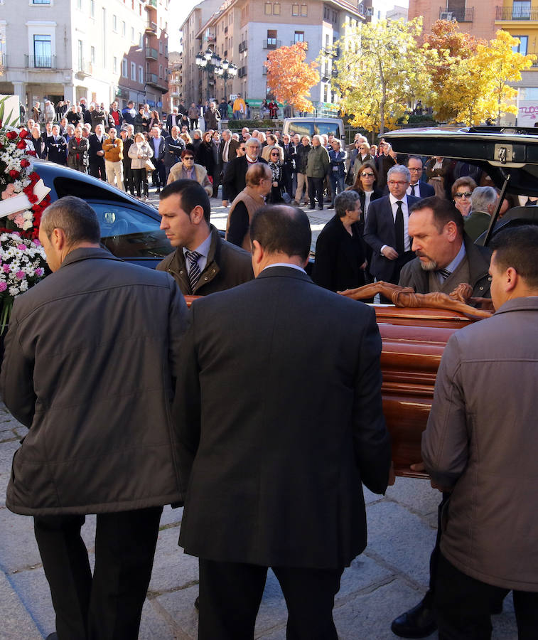 Funeral de Octaviano Palomo en Segovia