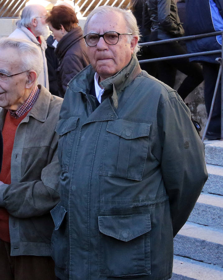 Funeral de Octaviano Palomo en Segovia