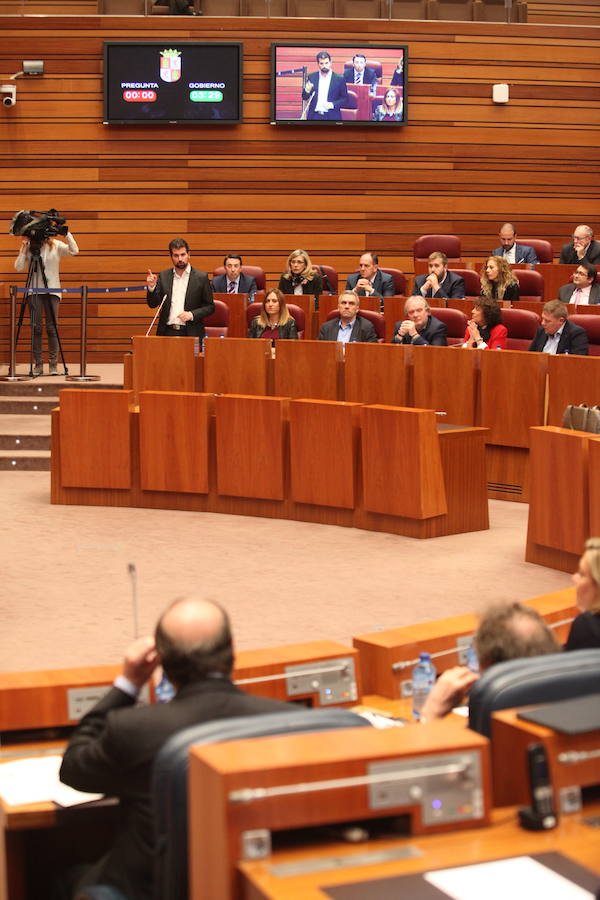 Pleno en las Cortes de Castilla y León