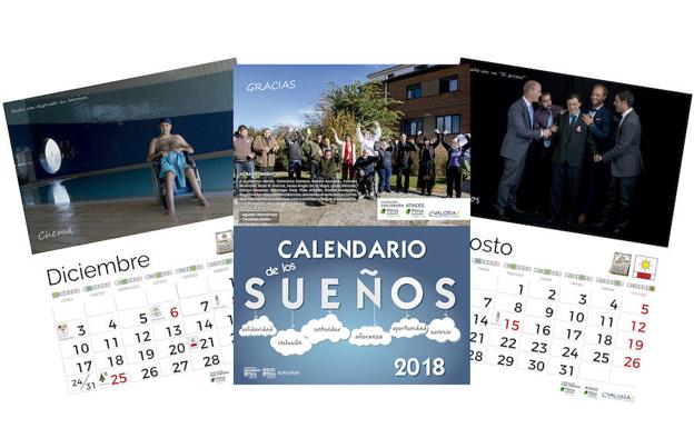 Imágenes del calendario solidario de San Cebrián.