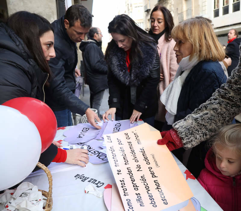 Actos contra la violencia de género en Palencia