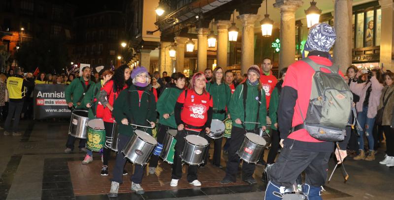 Manifestación en Valladolid contra la violencia de género