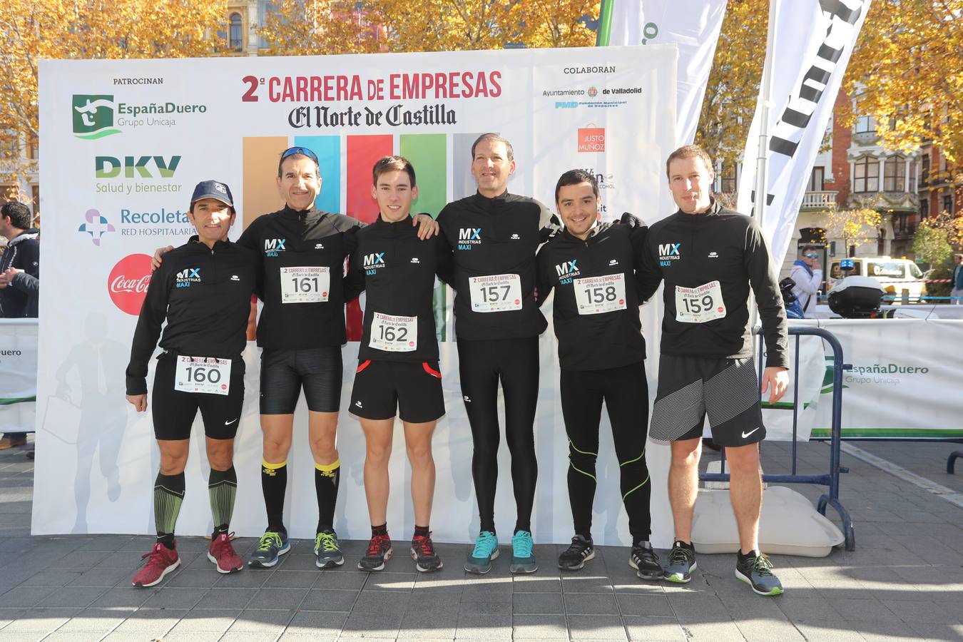 Photocall y salida de la II Carrera de Empresas de El Norte de Castilla