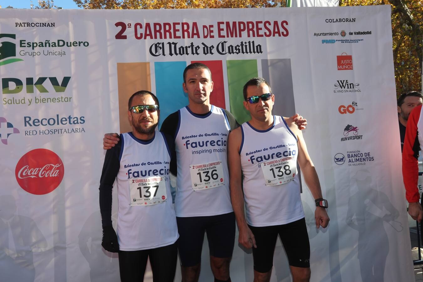 Photocall y salida de la II Carrera de Empresas de El Norte de Castilla