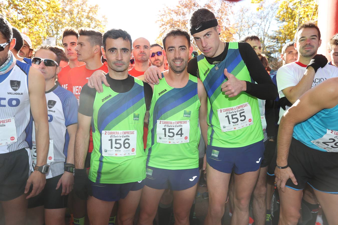 Photocall y salida de la II Carrera de Empresas de El Norte de Castilla