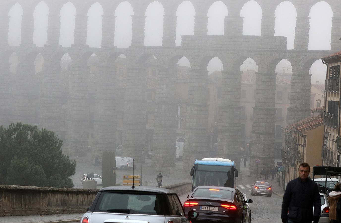 Jornada de frío en Segovia