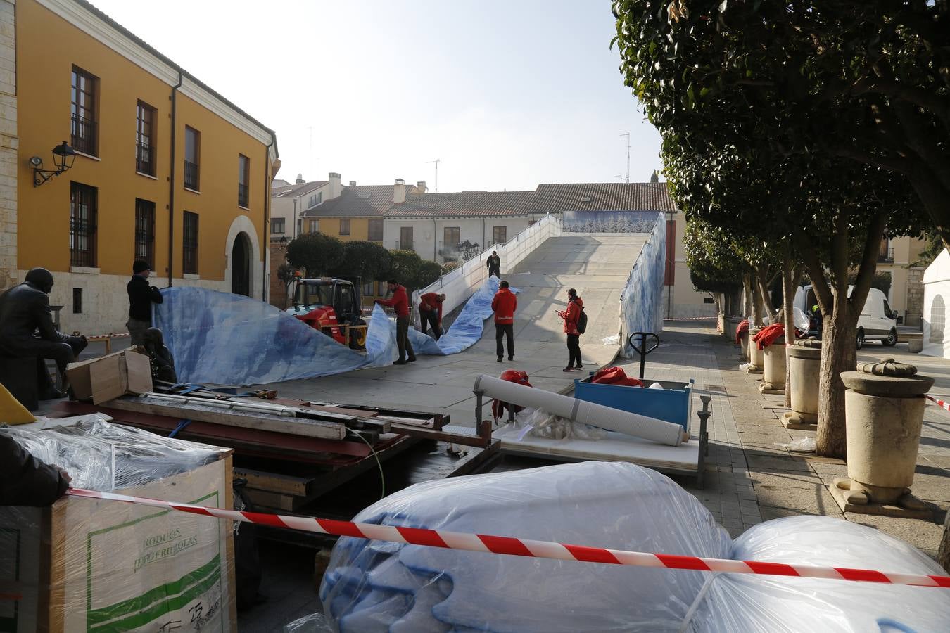 La plaza de la Inmaculada se convertirá en un nuevo eje central de las fiestas