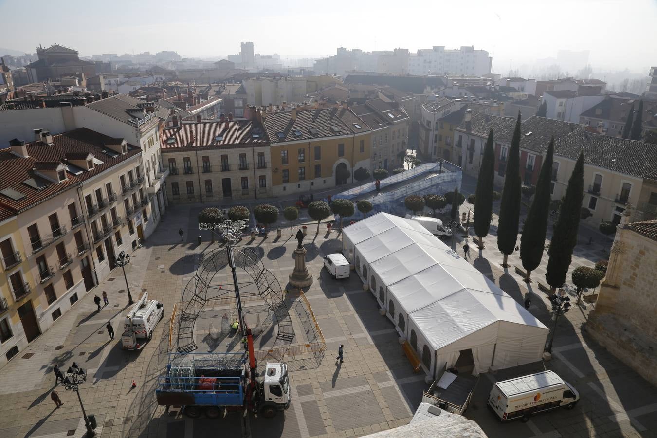 La plaza de la Inmaculada se convertirá en un nuevo eje central de las fiestas