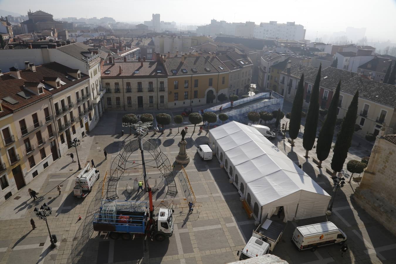 La plaza de la Inmaculada se convertirá en un nuevo eje central de las fiestas