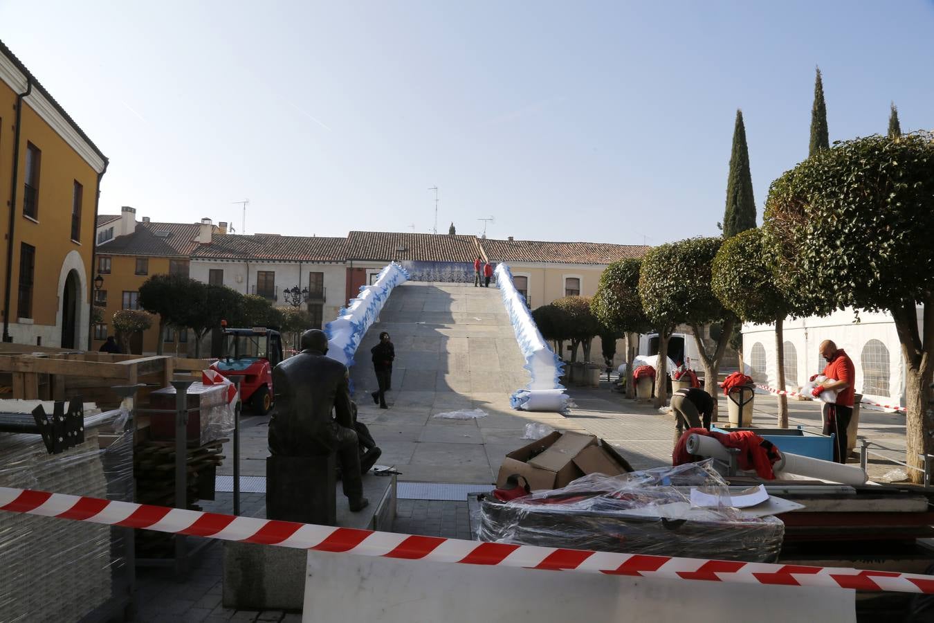 La plaza de la Inmaculada se convertirá en un nuevo eje central de las fiestas