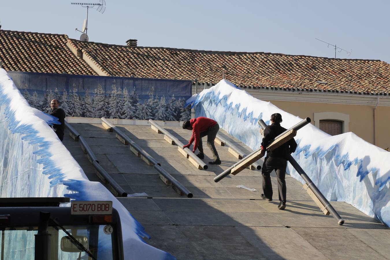 La plaza de la Inmaculada se convertirá en un nuevo eje central de las fiestas