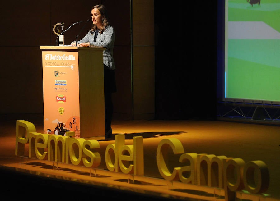 María Ferrero, Premio Juventud, agradece su premio.