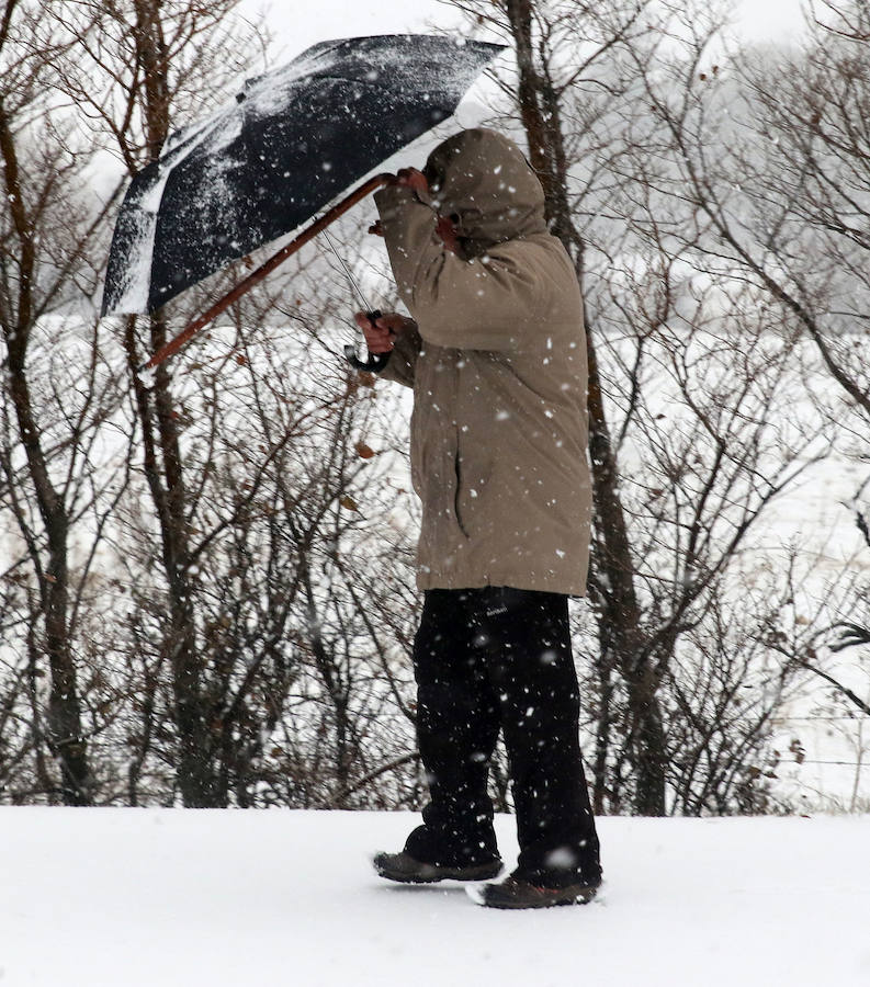 El temporal de nieve y bajas temperaturas es ya una realidad en la provincia de Segovia, donde las primeras nevadas obligan a circular con precaución.