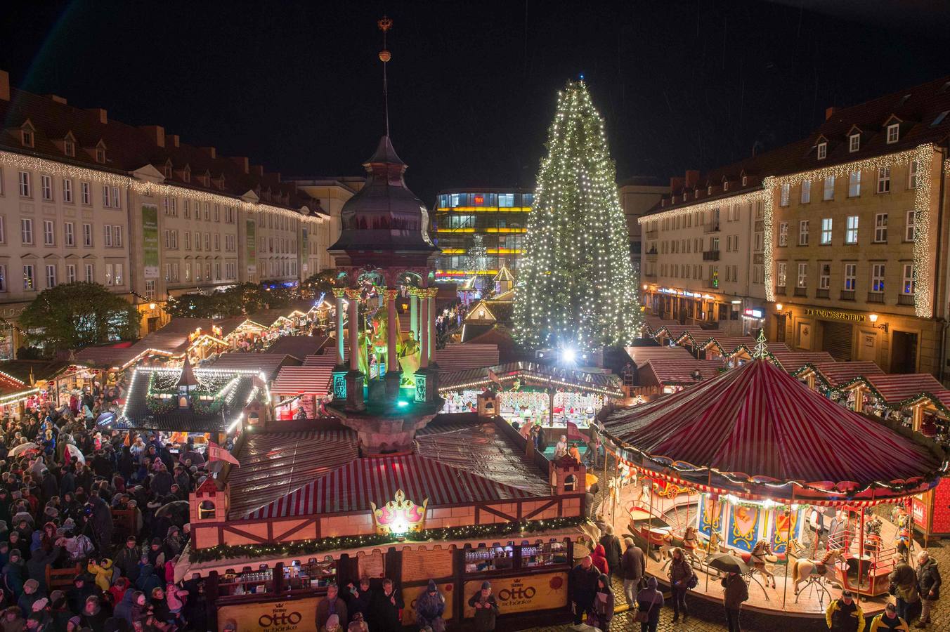 Mercado navideño en Magdeburgo, en el este de Alemania.