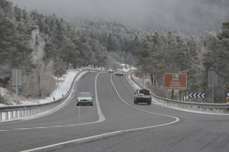 Nieve en el Puerto del Alto de León