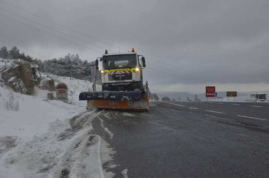Nieve en el Puerto del Alto de León