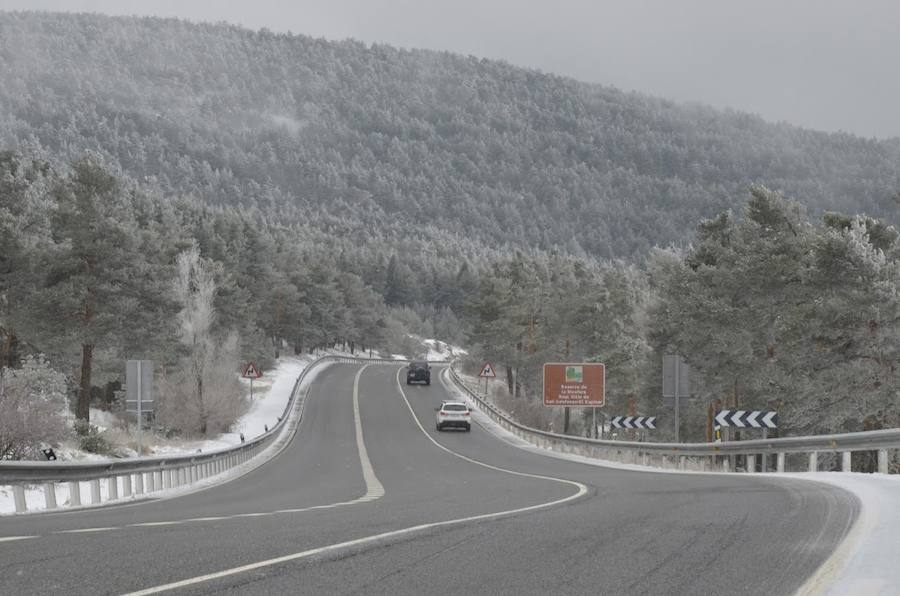 Nieve en el Puerto del Alto de León
