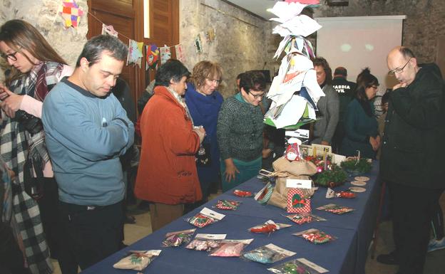 Una exposición anterior de la Fundación Personas en Cuéllar.